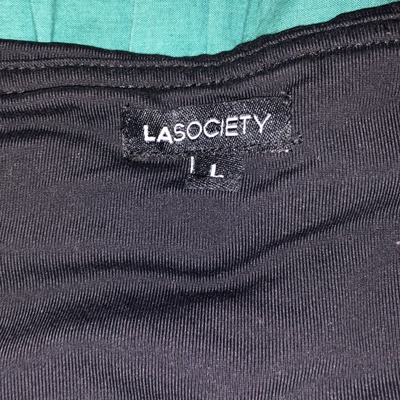 LA Society Moto Leggings Size L NWOT - Picture 2 of 6